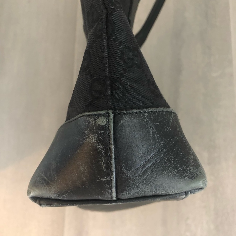 Gucci canvas/leather vintage monogrammed tote - Picture 2 of 6